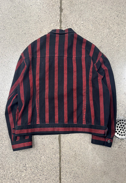Bare Knuckles ‘V1’ Painted Denim Trucker Jacket