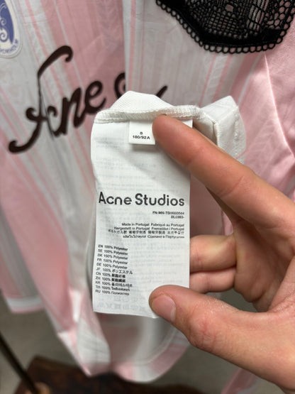 Acne Studios x Erwin Sports Pink/White ‘Soccer’ Jersey