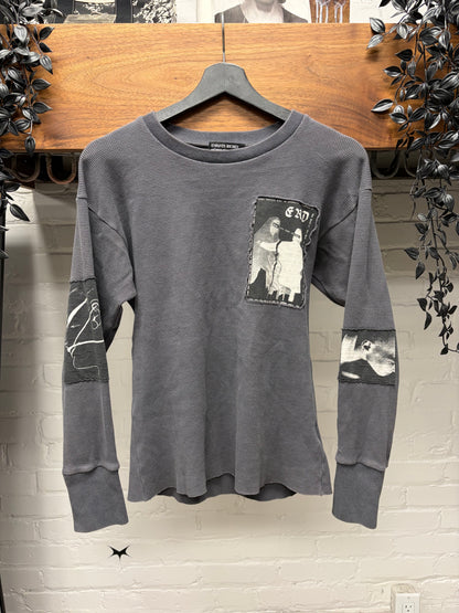 Enfants Riches Deprimes ‘Assemblage’ Patchwork Thermal Long Sleeve Shirt