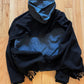 Autumn Winter 2004 Miharayasuhiro ‘Hybrid’ Poncho Scarf Wrapped Canvas Work Jacket