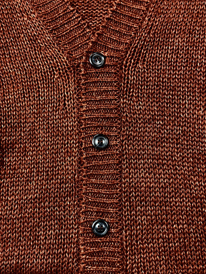 Our Legacy ‘Academy’ Rustic Brown Mohair Cardigan