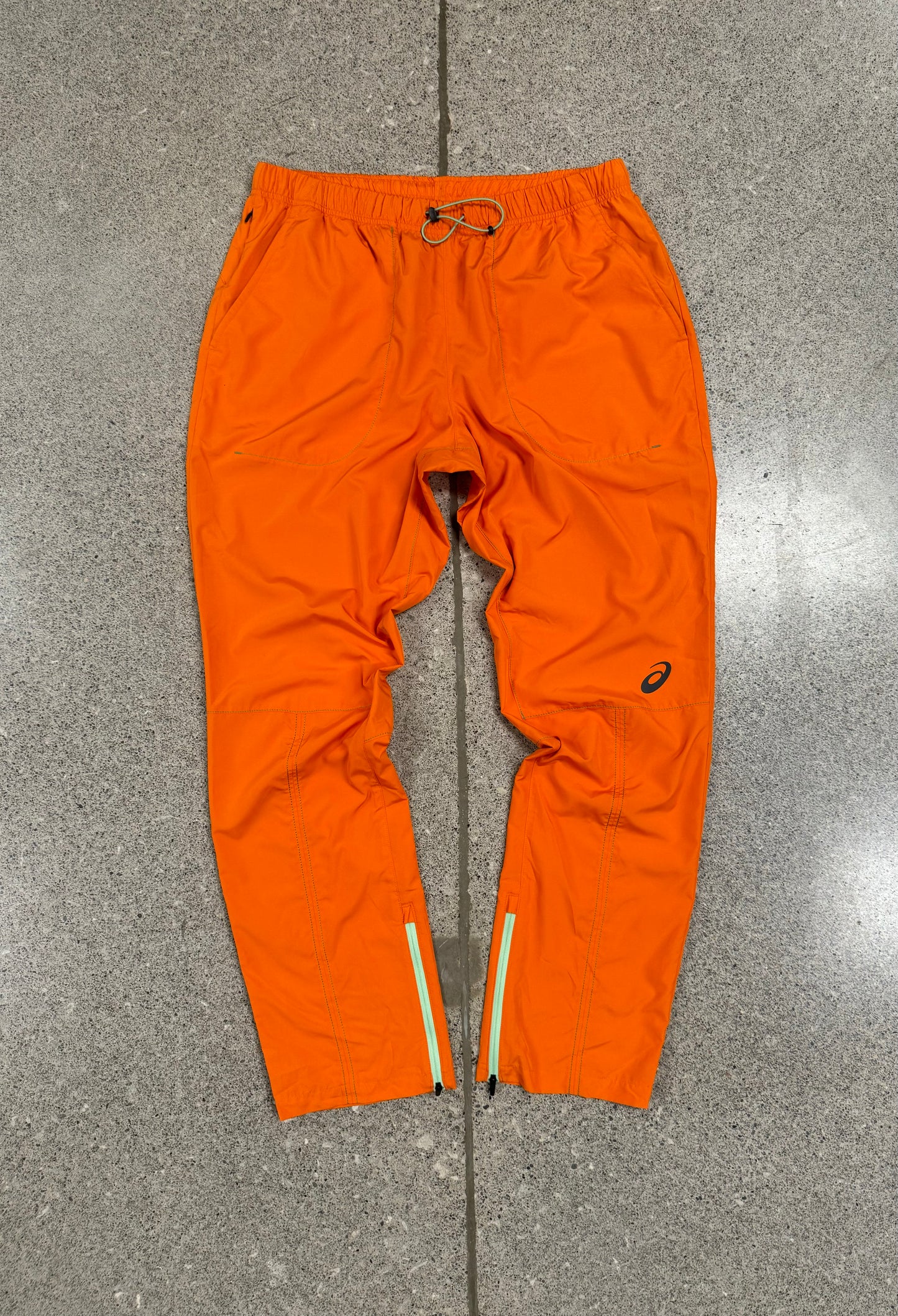 Kiko Kostadinov x Asics Orange/Mint Shell Track Pants