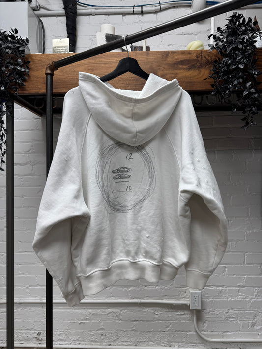 Enfants Riches Deprimes ‘X Indicates Prior Damage’ Thrash Distressed Hoodie