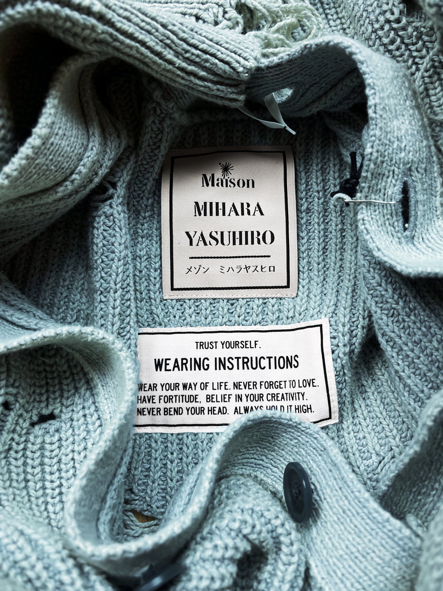 AW2023 Miharayasuhiro Destroyed Knit Cardigan