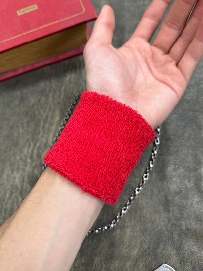 Chrome Hearts ‘Star’ Leather Patch 925 Silver Sweatband