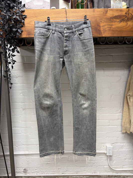 Vintage Helmut Lang ‘Classic Raw Denim’ Grey Skinny Jeans
