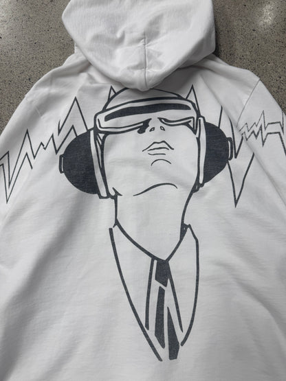 SS2006 Undercover ‘Klaus’ Soundwaves Zip Up Hoodie