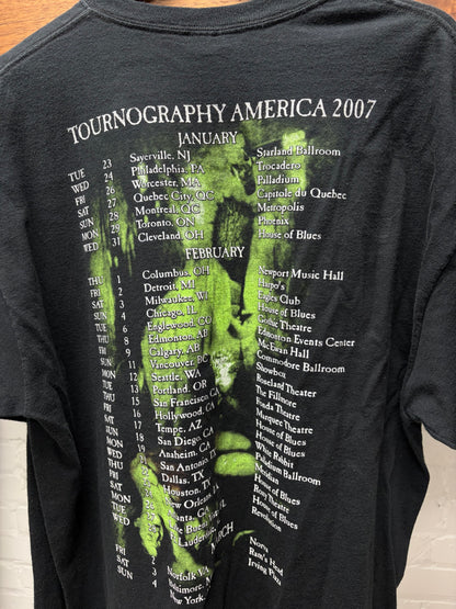 Vintage 2007 Cradle of Filth ‘Tournography’ Faded Black Band T-Shirt