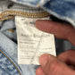 Acne Studios Frayed Blue Slim/Skinny Jeans