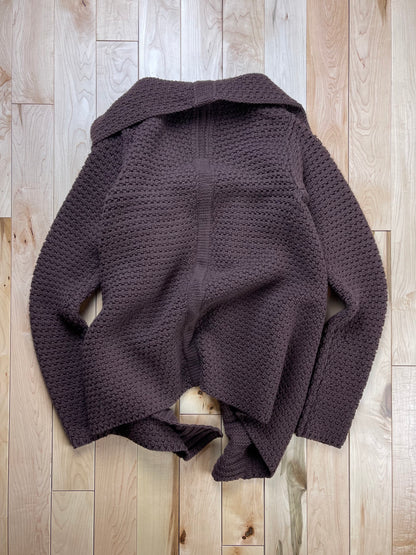Autumn Winter 2016 Rick Owens ‘Mastadon’ Waterfall Cardigan