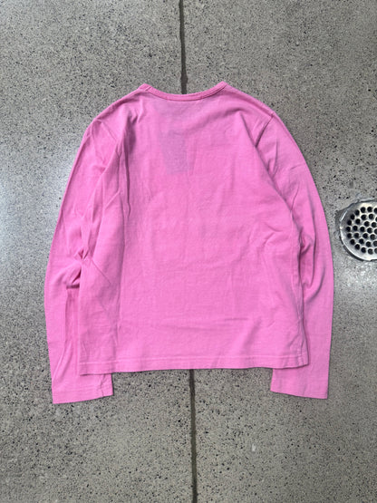 SS2004 Junya Watanabe ‘Avalanche Risk’ Pink Long Sleeve Shirt