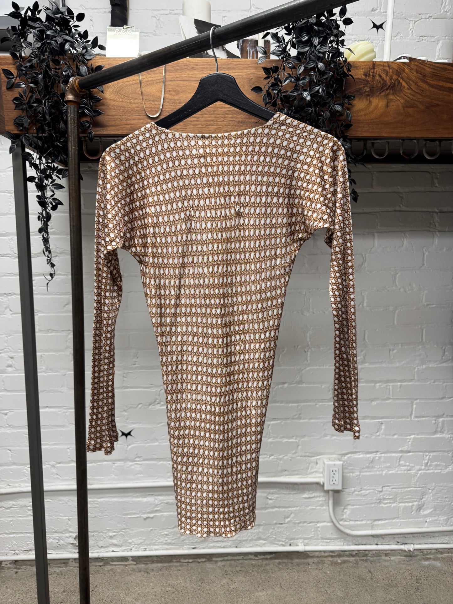 Maison Martin Margiela ‘Basket Weave’ Viscose Long Sleeve Shirt