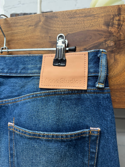 Acne Studios ‘Atlantis 1992’ Dirt Wash Blue Flared Cut Jeans