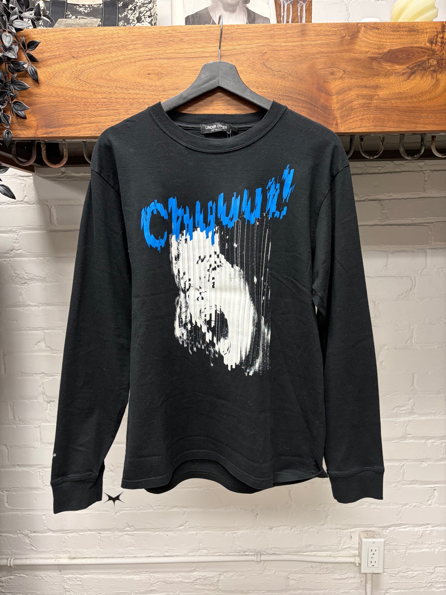 AW2023 Undercover ‘Klaus’ Black Long Sleeve Shirt