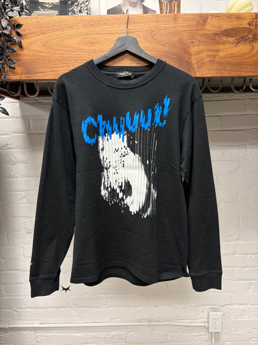 AW2023 Undercover ‘Klaus’ Black Long Sleeve Shirt