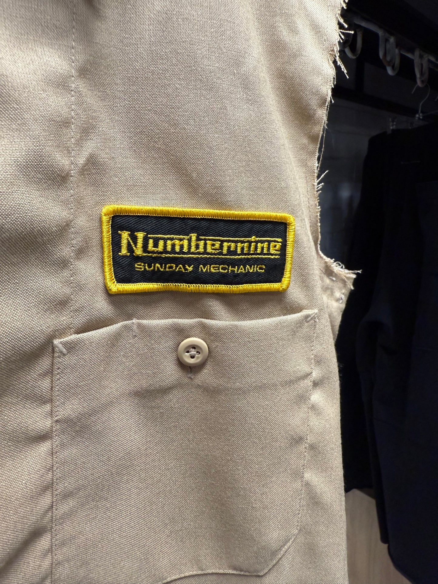 SS2000 Number (N)ine ‘Mechanic’ Cutoff Patch Button Down Shirt