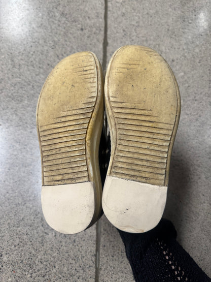 Rick Owens Lambskin Leather ‘Ramones’ Low Top Sneakers