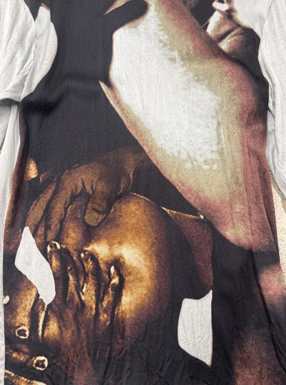 Y-Project ‘Body Collage’ Mesh Long Sleeve Shirt