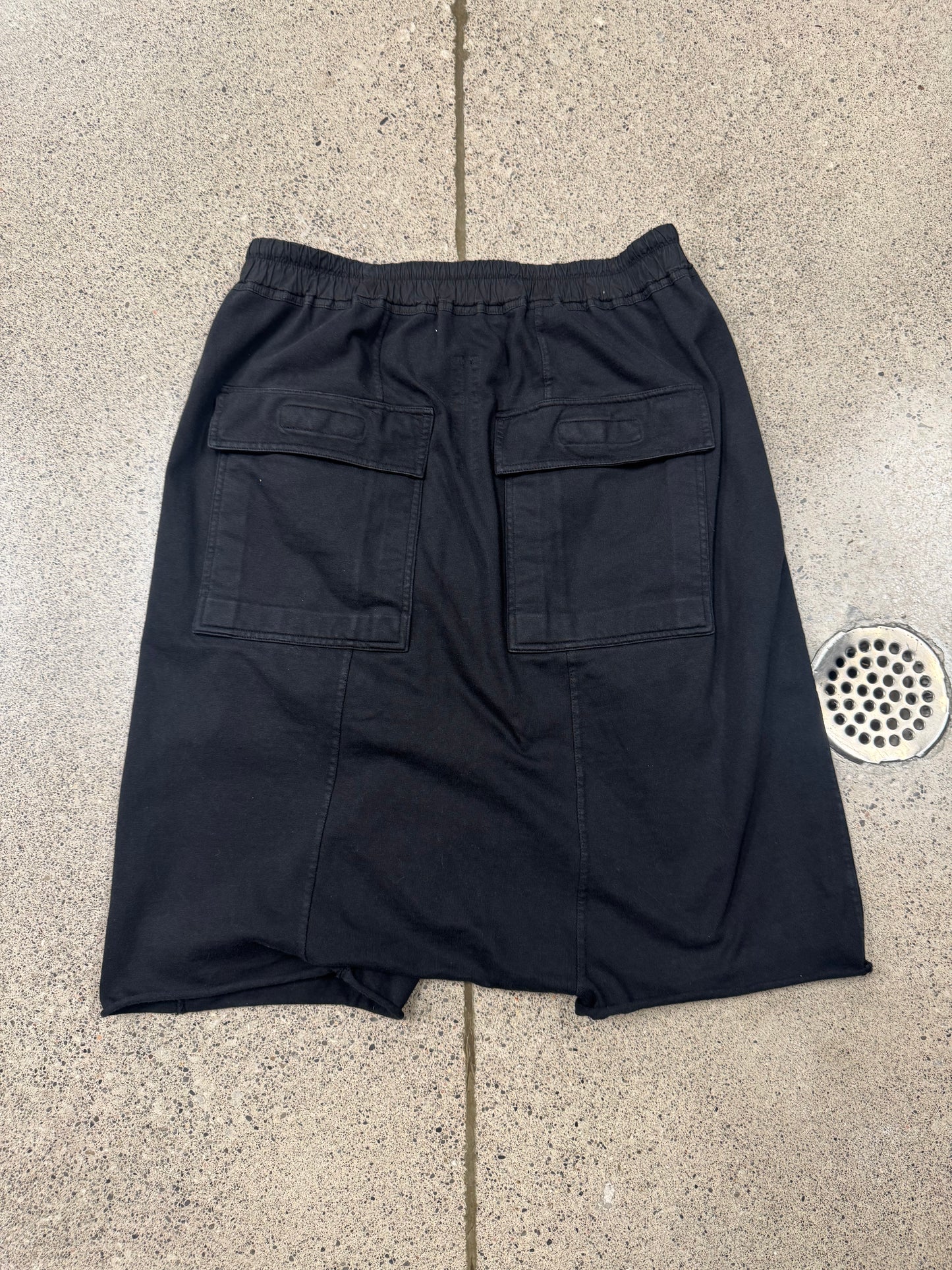 Rick Owens DRKSHDW ‘Pod’ Drawstring Drop Crotch Shorts