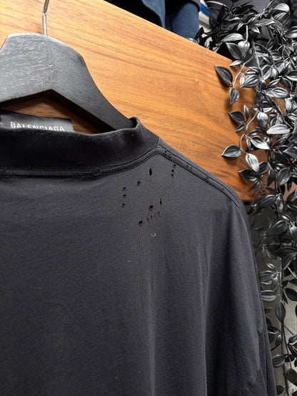 2022 Balenciaga ‘Free Styling Tips’ Black Graphic T-Shirt