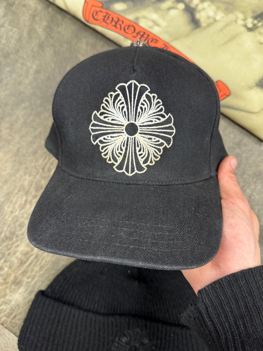 Chrome Hearts ‘Fleur Cross’ Embroidered Trucker Hat