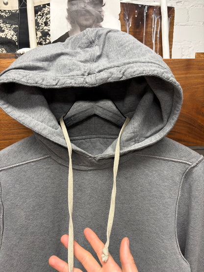 Rick Owens ‘Granville’ Heather Grey Pullover Hoodie