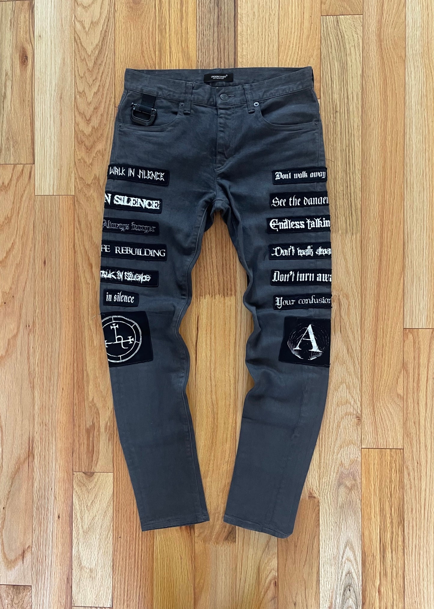 SS2018 Undercover Joy Division Patchwork Denim