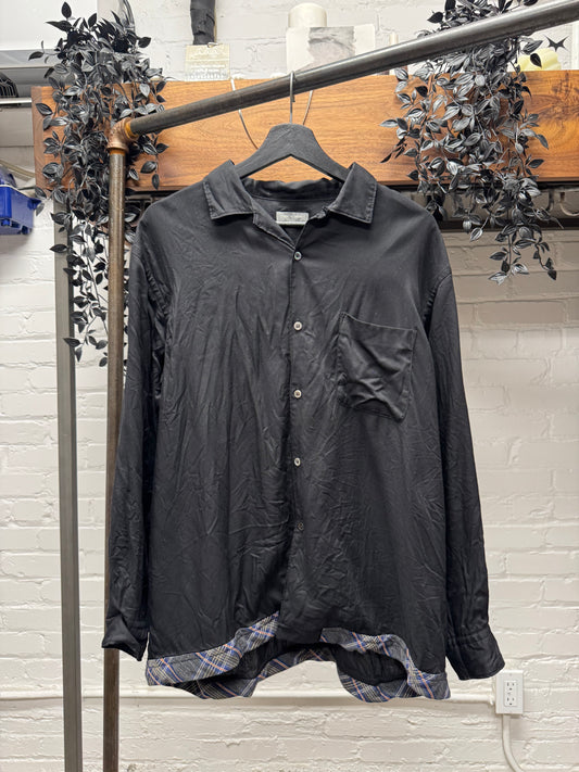 1993 Comme Des Garçons Homme Plus Plaid/Black Reconstructed Shirt