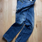 Dirk Bikkembergs Patchwork Washed Blue Bootcut Denim