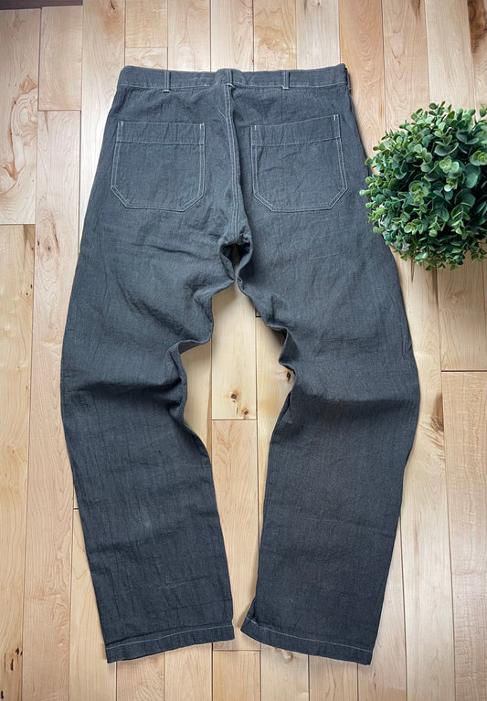 1999 Comme Des Garcons Homme Wide Leg Work Denim