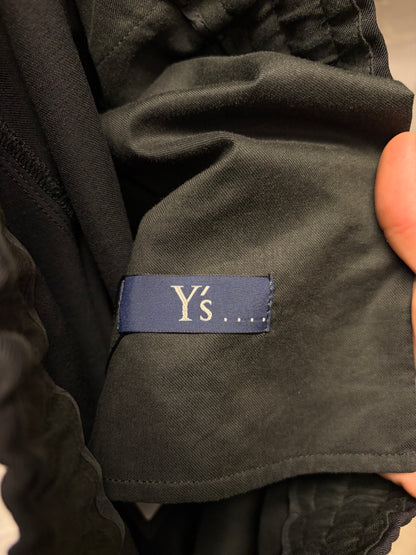 Yohji Yamamoto Y’s Wide Leg Black Cargo Pants