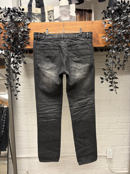 Dior Homme Washed Black Skinny Jeans