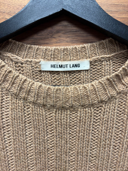 AW2003 Helmut Lang Ribbed Wool Military Inspired Sweater