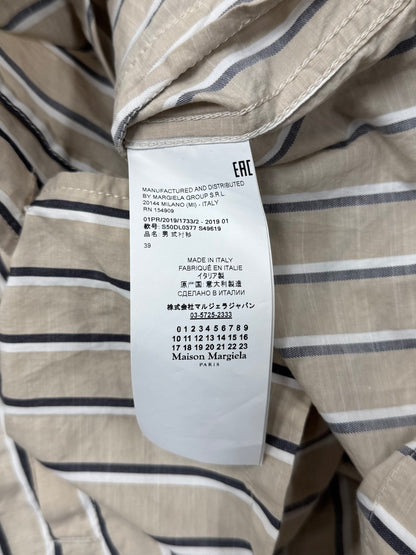 SS2019 Maison Margiela ‘Pinstripe’ Cotton Trucker Jacket