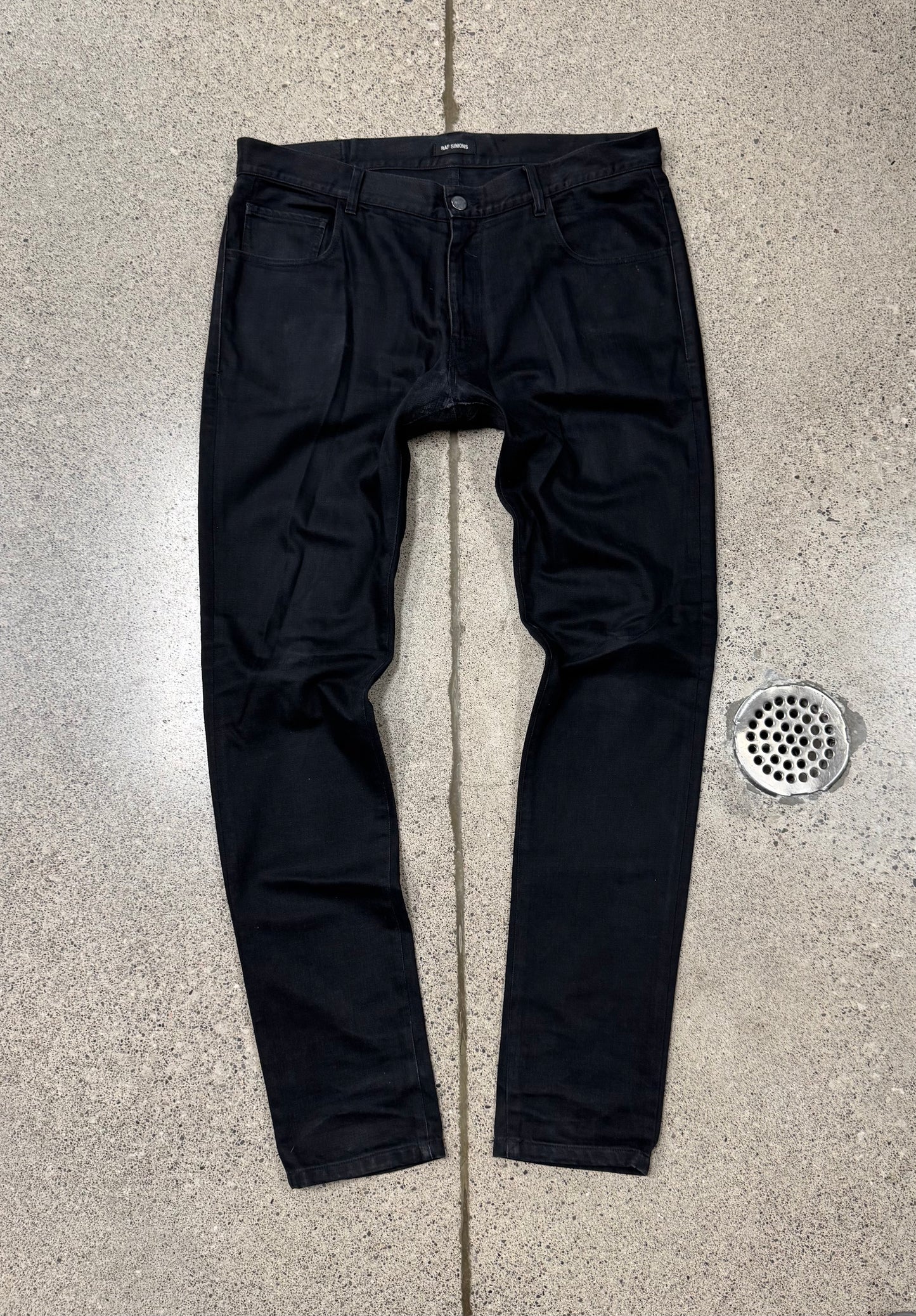 SS2017 Raf Simons ‘RS’ Patch Logo Denim