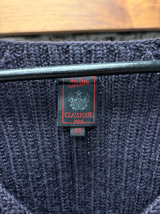 2000s Jean Paul Gaultier Classique Zip Up Cardigan
