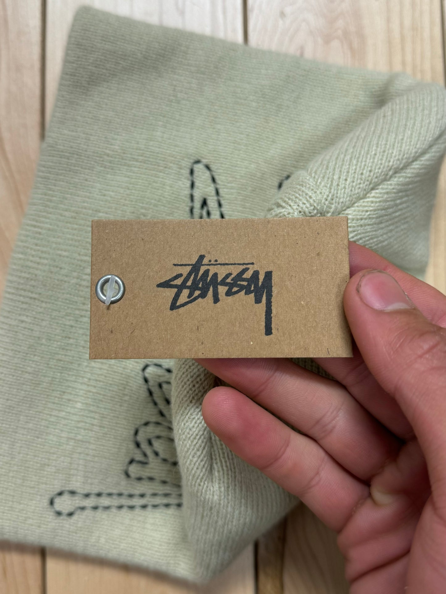 Stussy ‘Sand’ Embroidered Logo Beanie