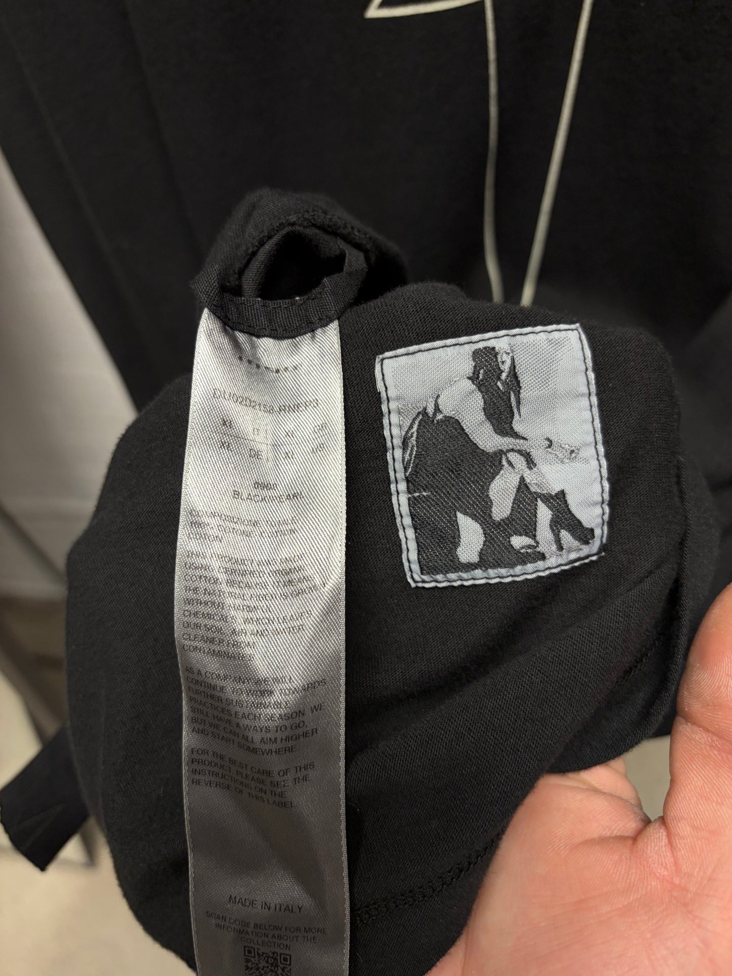 Rick Owens ‘Pentagram’ Black Sleeveless Tank Top