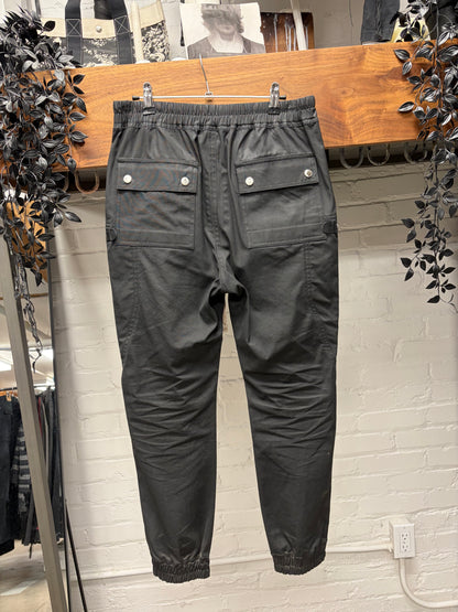 Rick Owens ‘Bauhaus’ Black Flight Cargo Joggers