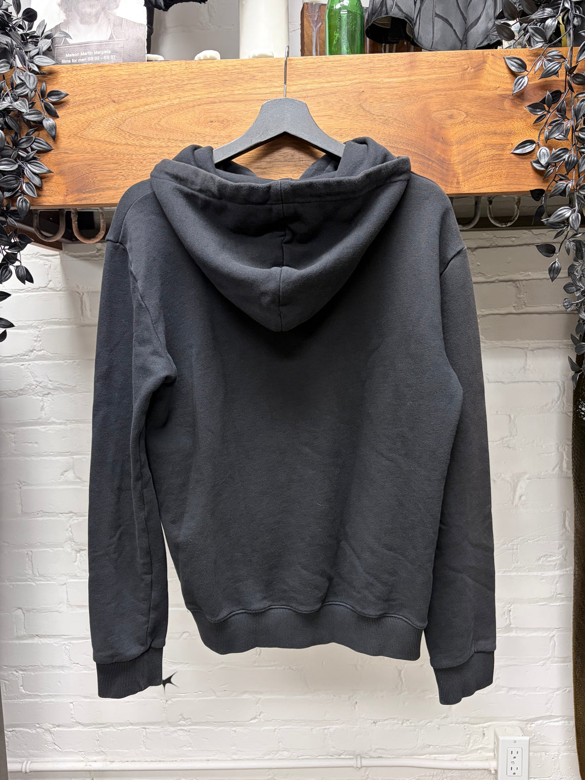2020 Saint Laurent Black Classic ‘Box Logo’ Minimal Hoodie
