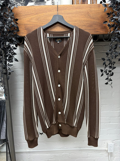Needles Striped Brown/White Cardigan