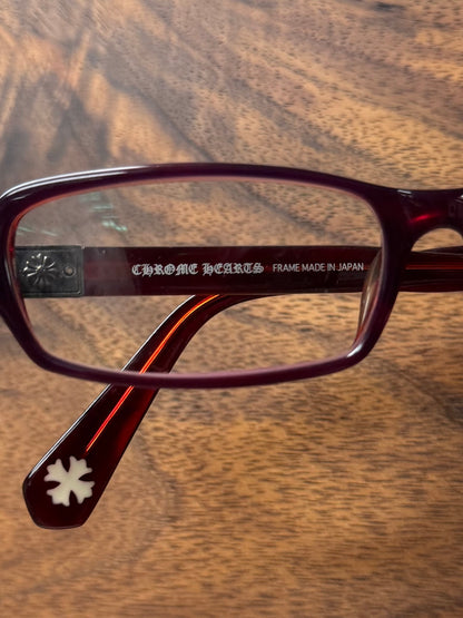Chrome Hearts ‘Hell Bent’ Red/Silver Prescription Glasses