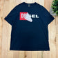 Diesel ‘Tape Logo’ Navy Blue Graphic T-Shirt