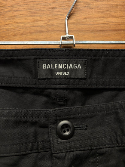 AW2021 Balenciaga ‘Gamer’ Black Cargo Shorts