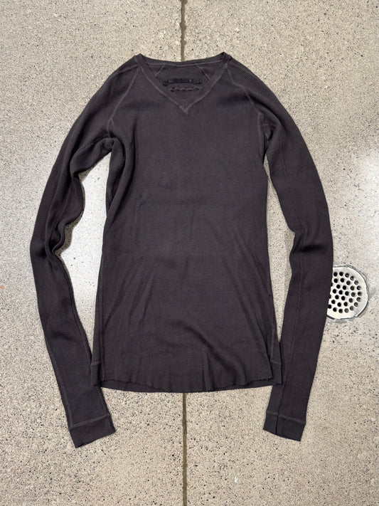 AW2014 Julius ‘Thermal’ Cashmere/Cotton ‘Exposed Seam’ Waffle Shirt