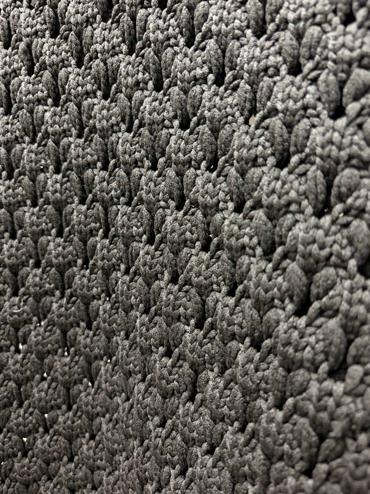 Dior Homme Black ‘Openwork’ Wool Knit Sweater