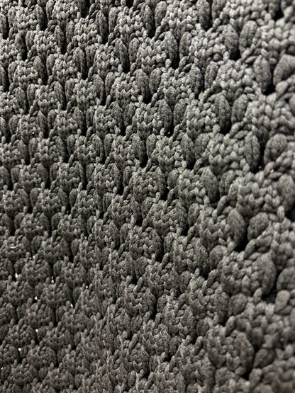 Dior Homme Black ‘Openwork’ Wool Knit Sweater