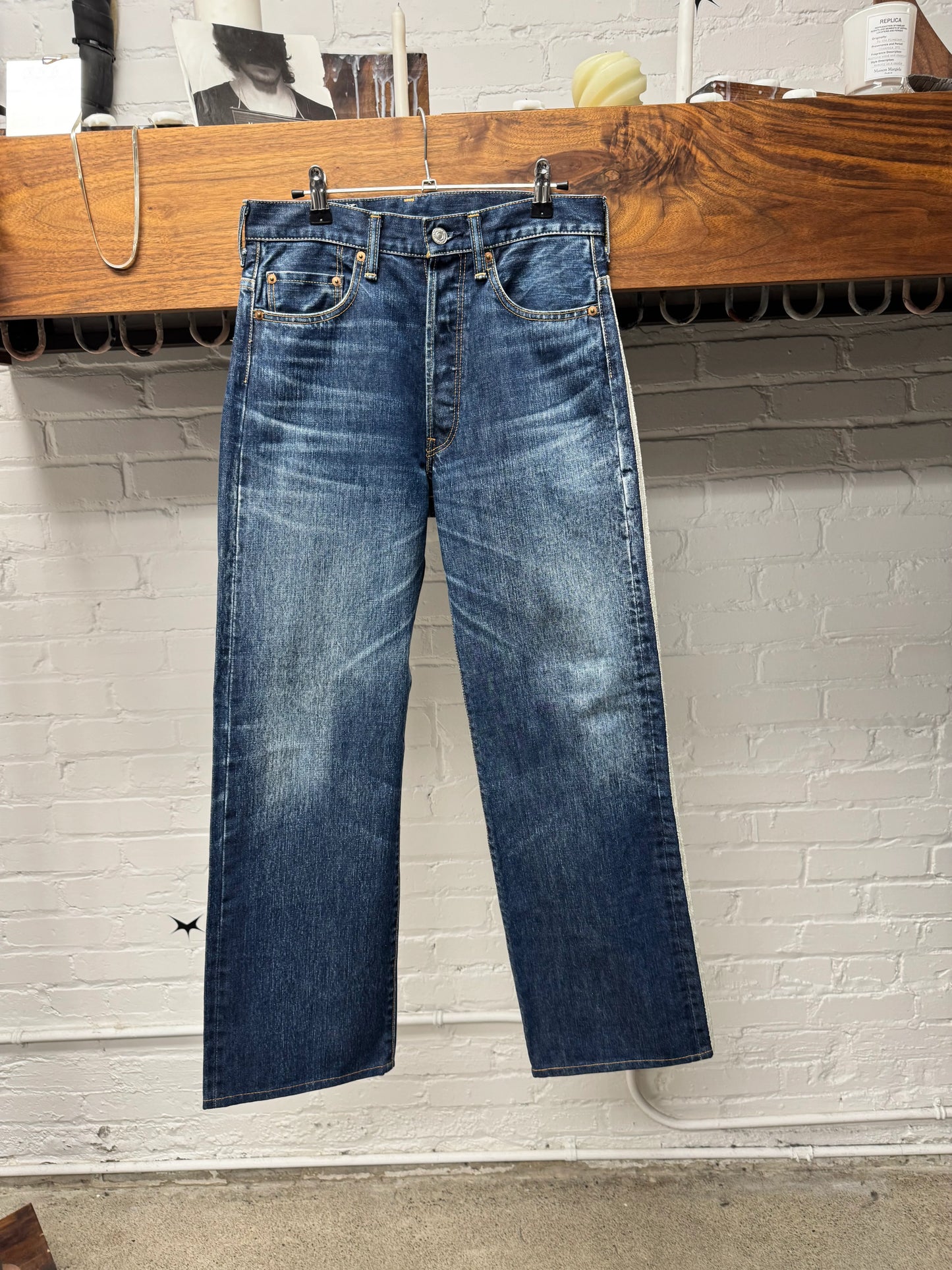 SS2004 Y-3 Yohji Yamamoto x Adidas ‘3-Stripe’ Blue 1/500 Selvedge Denim