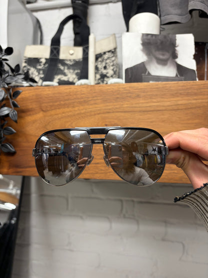 Dior Homme Black/Blue Aviator Sunglasses