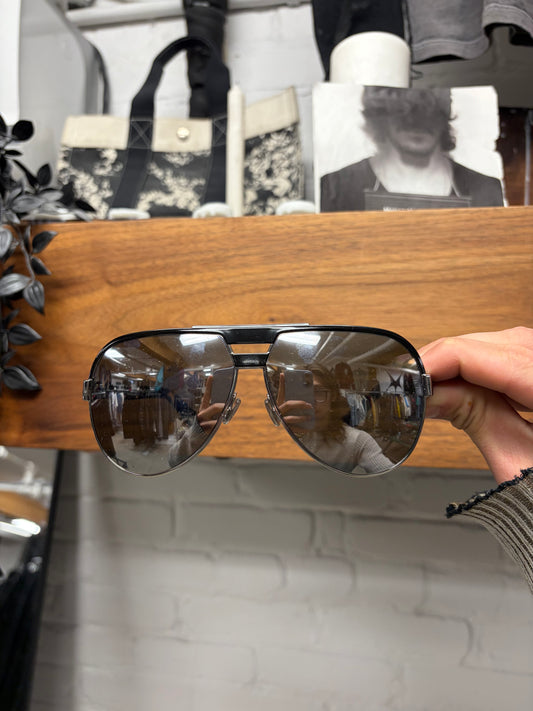 Dior Homme Black/Blue Aviator Sunglasses